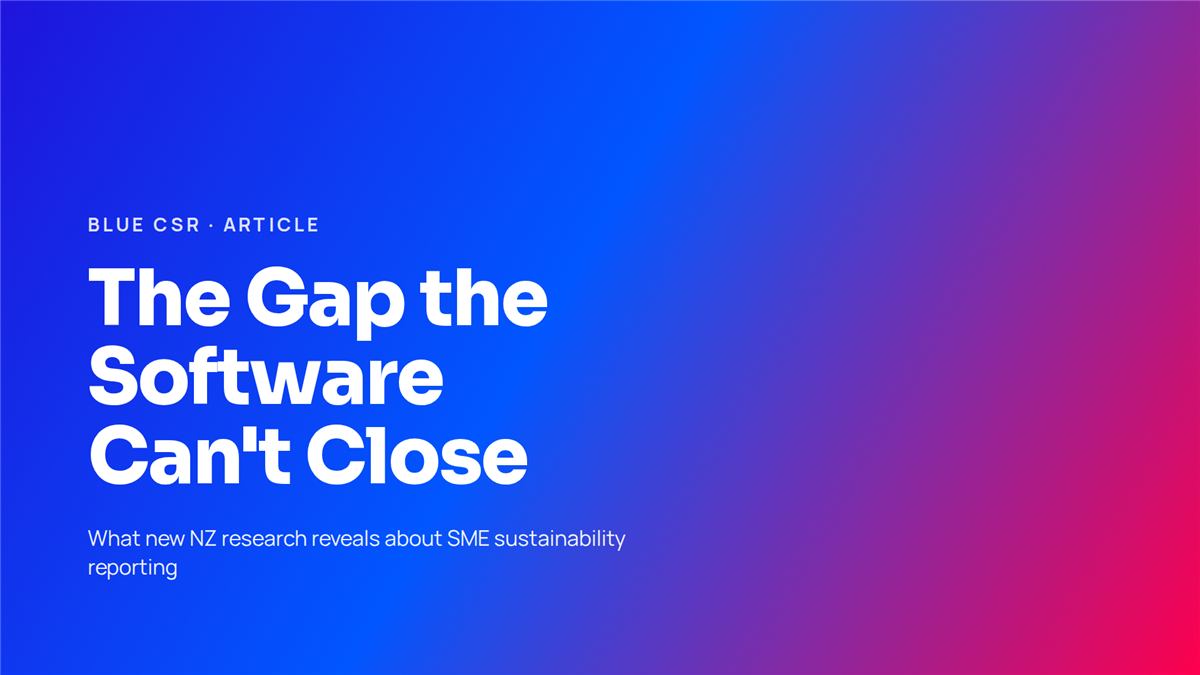 The Gap the Software Can't Close
